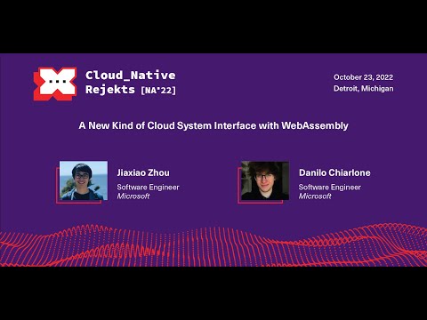 A New Kind of Cloud System Interface with WebAssembly