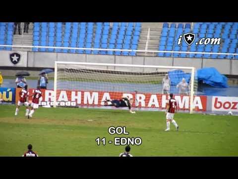 Botafogo 1x1 Atlético - PR - Gols da partida Edno e Guerrón - HD - iBotafogo.com