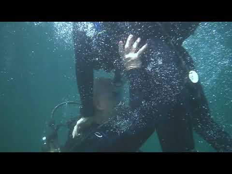 Scuba Rescue  Approaching a combative diver in distress on the surface