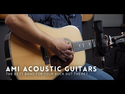 AMI DM-1 Dreadnought Acoustic Guitar image 10