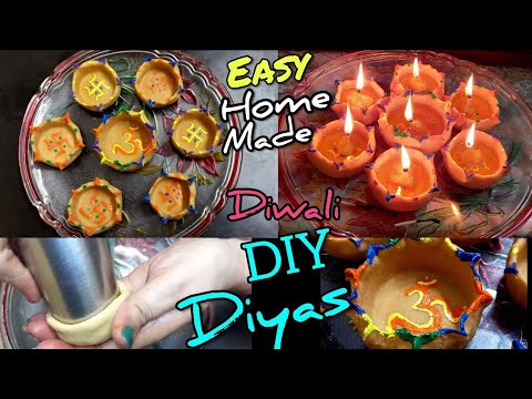 Diwali Tutorial |  Easy DIY Atta Diya | #shorts #diy #youtubeshorts