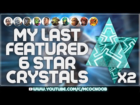 My last 2x Featured 6 Star Crystals