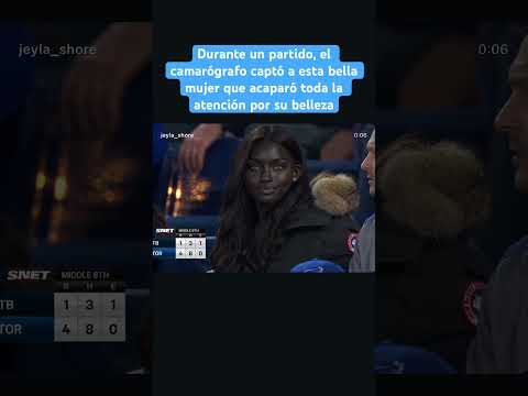 Esta bella mujer llamó la atención de todos durante un partido #shorts #curiosidades #mujeres