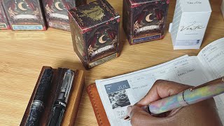 Changing up my ink swatches| Van Dieman Encore