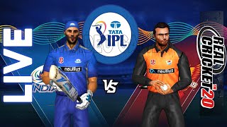 𝗺𝗶 𝘃𝘀 𝘀𝗿𝗵 - Mumbai Indians vs Sunrisers Hyderabad Live IPL Prediction Real Cricket 20 | Match 65