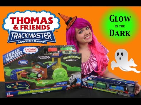 Thomas & Friends Percy's Midnight Mail Delivery Glow In The Dark | TOY REVIEW | KiMMi THE CLOWN Video