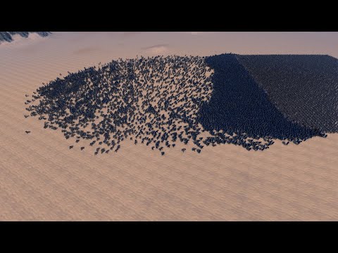 10.000 HEAVY KNIGHTS vs 10.000 SPEARMEN | UEBS