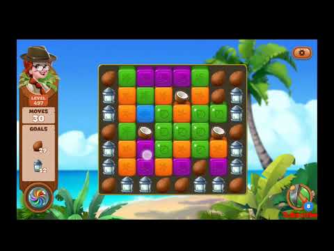 Lost Island Blast Adventure Level 497 NO BOOSTERS - A S GAMING