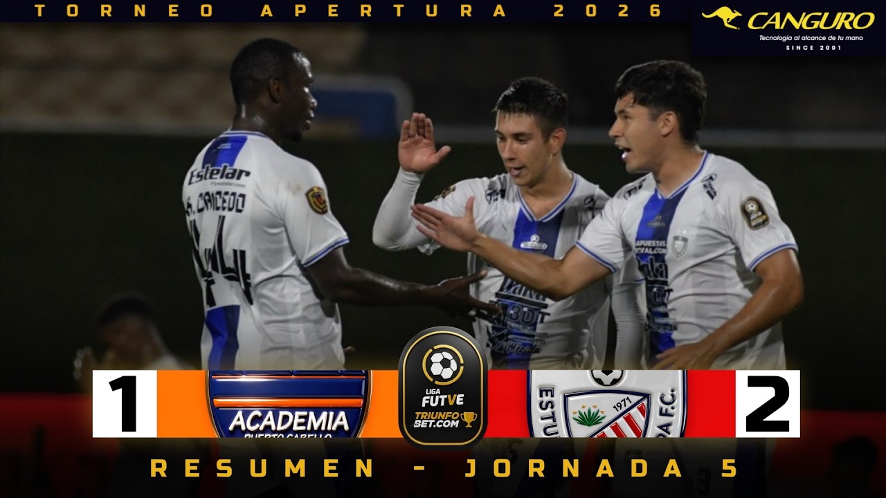 Academia Puerto Cabello vs Estudiantes de Mérida Highlights