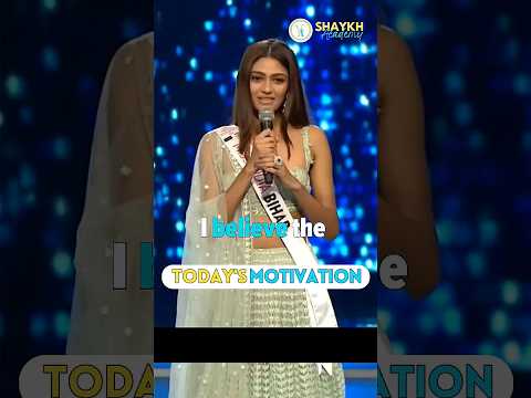 The 3 qualities that can make anyone a star are... ♥️✨ Miss India 2019 #motivation #viral #trending