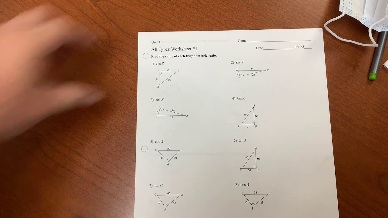 All Types Worksheet #1