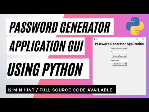 Password Generator Using Python Python Project Tutorial In Hindi
