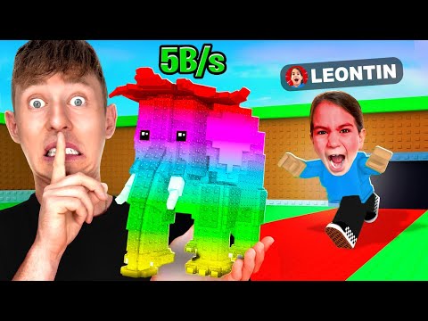 I'm secretly stealing all his brainrots in Roblox! 😱 (escalated)