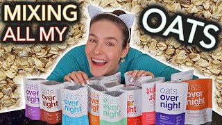Mixing All My Overnight Oats + MY OWN Flavour!!