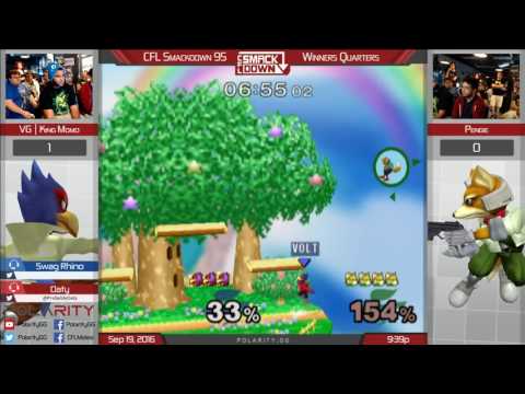 CFL Smackdown 95 Melee - VG King Momo (Falco) vs Pengie (Fox) - Winners Quarters