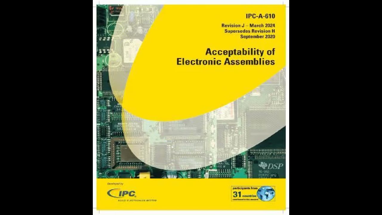 IPC A 610J EN  2024 TOC Acceptability of Electronic Assemblies   Download