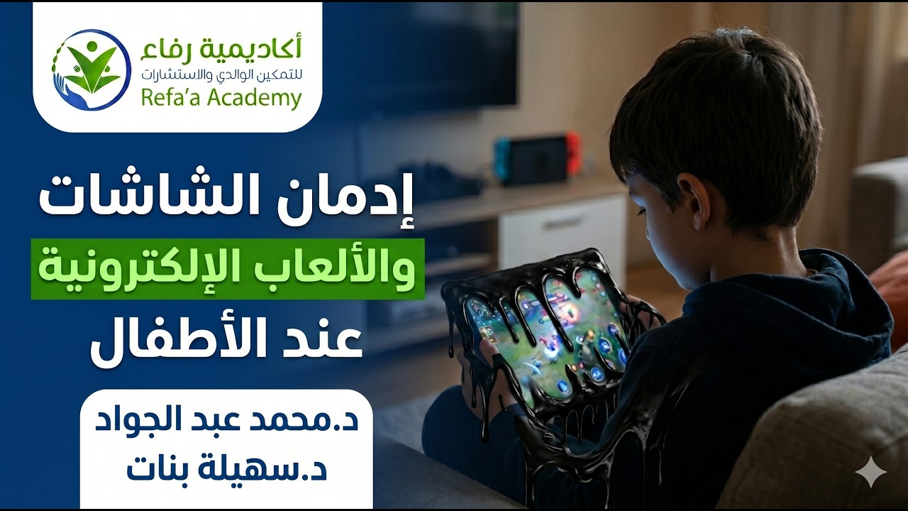 ادمان الأبناء على الشاشات: المخاطر والحلول