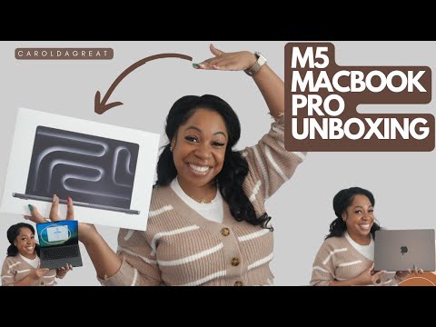 NEW M5 MACBOOK PRO UNBOXING *SEXY BLACK, FIRST IMPRESSION, QUICK SETUP | M5 MACBOOK PRO