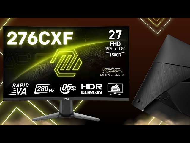 Vídeo relacionado con MSI mag 27C6X Monitor Curvo Gaming 27 Pulgadas FHD, 1500R 1920 x 1080 VA Panel, 250 Hz(OC) / 1ms, Adaptive-Sync, DP 1.2a, HDMI CEC