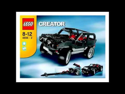 LEGO Creator Roaring Roadster 4896 Instructions DIY Book 2