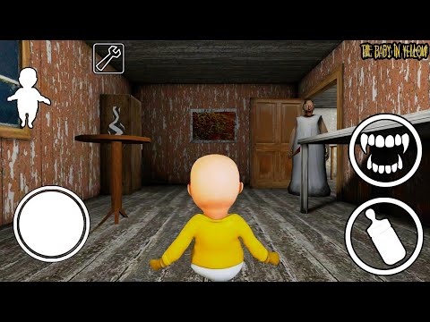 Playing As Little Baby From The Baby in Yellow in Granny Chapter 1 On Hard Mode !!