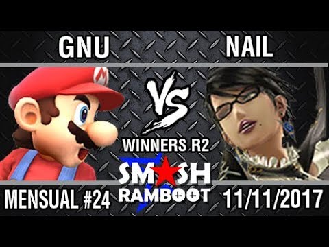 [SmashxRamboot#24] Gnu (Mario) Vs. Nail (Bayonetta) Winner R.2