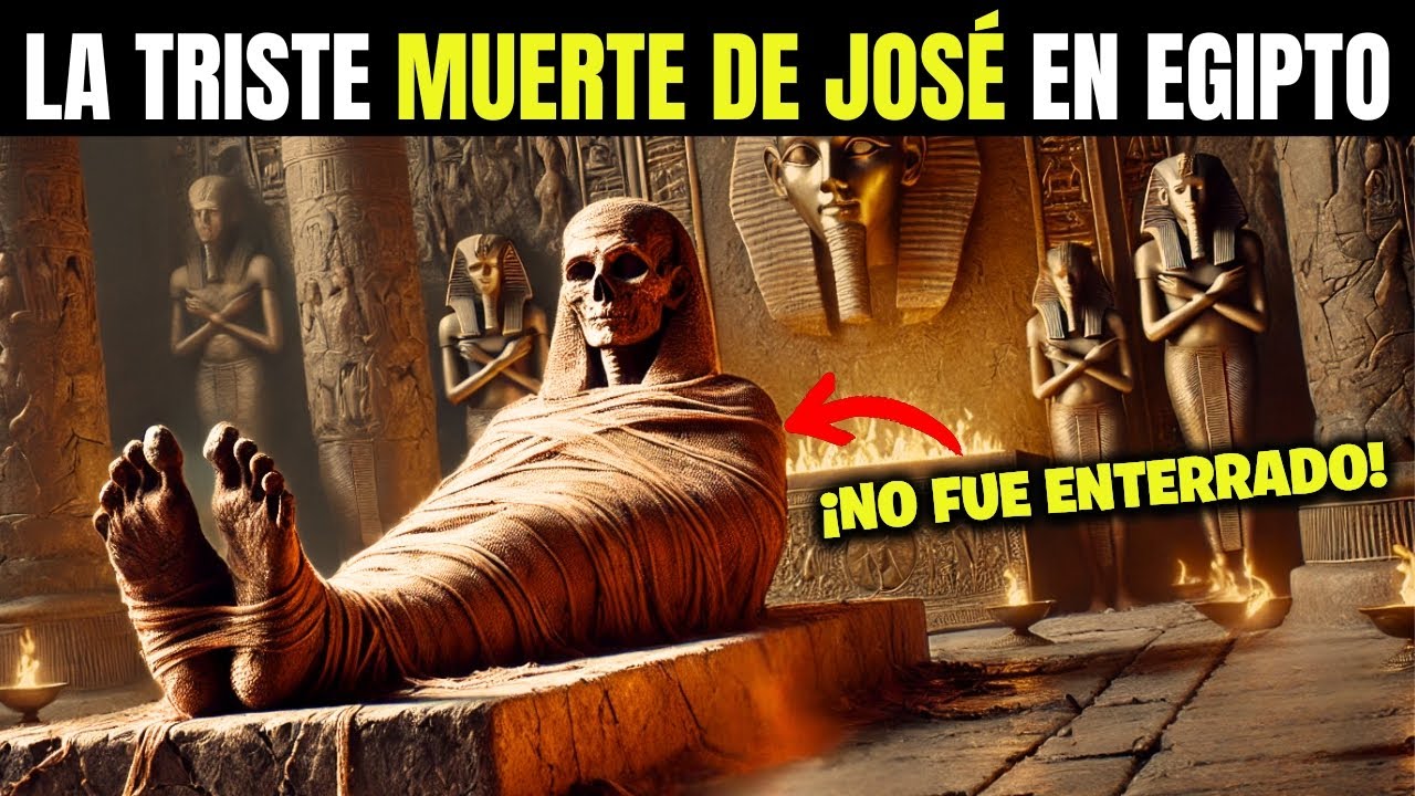 ¿CÓMO MURIÓ JOSÉ DE EGIPTO Y QUÉ PASÓ CON SU CUERPO DESPUÉS?