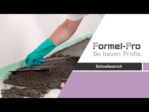 Formula Pro Fast Screed User Video