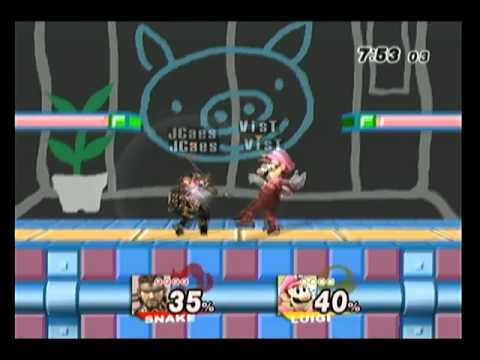 Project M Demo 2 - JCaesar (ROB, Snake) vs Vist (Luigi, Falcon)