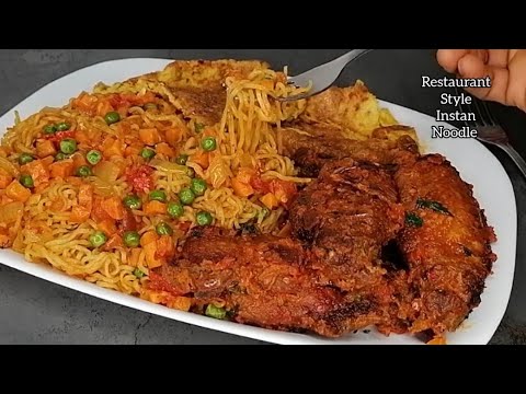 How to Make Nigerian Indomie Instant Noodle | Indomie Recipe, Very Quick, Easy and Delicious!