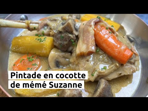 Pintade en cocotte de mémé Suzanne