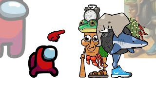 Mini Crewmate Kills Italian Brainrot Characters - Part 13 | Among Us