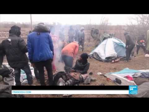 EU MIGRANT CRISIS - Protests in Budapest against fence to keep out migrants