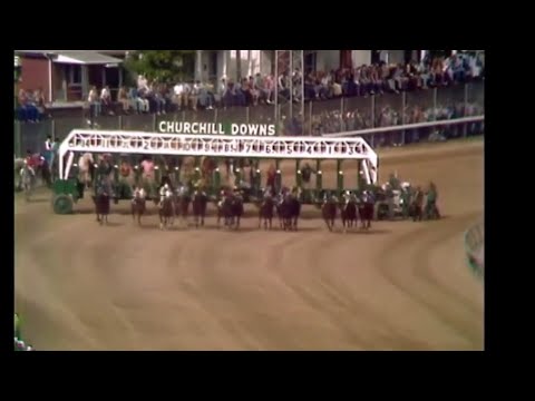High Quality Footage as Secretariat Wins The 1973 Kentucky Derby Racing Legends.