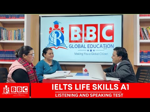 IELTS LIFESKILLS A1 (LISTENING & SPEAKING TEST ) || (SAMPLE VIDEO ) || BBC GLOBAL EDUCATION