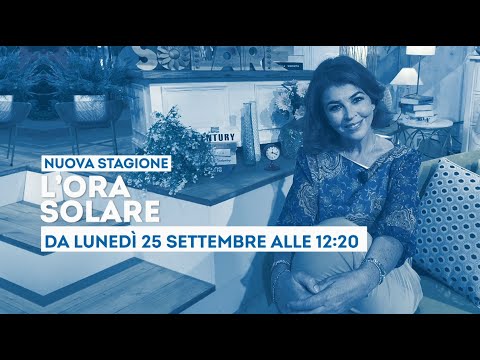 L'Ora Solare, con Paola Saluzzi - La nuova stagione dal 25 settembre ore 12.20 su Tv2000