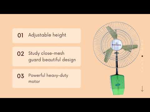 Almonard 24 Inch Circulator Pedestal Fan