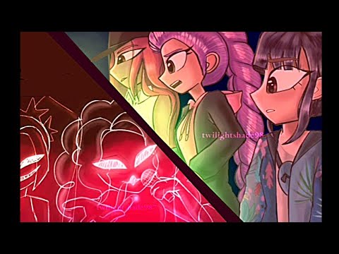 Huntrix encounter The Dazzlings - Animation - Kpop Demon Hunters x MLP #animation #kpopdemonhunters 