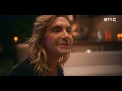 Kaulitz & Kaulitz official Netflix trailer thumbnail with Bill and Tom Kaulitz in Los Angeles and Berlin split-screen