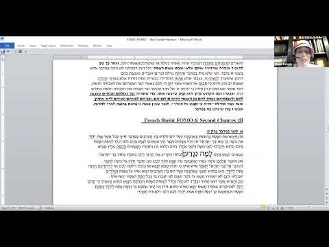 Rabbanit Shani Taragin on “FOMO (Fear of Missing Out) in a POMO (Post-Modern Society)”