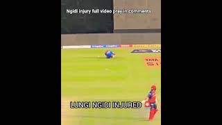 Download lagu Lungi Ngidi Injury Vs Pbks full video today #trending #trendingshorts #viral #ipl #cricket #ngidi mp3