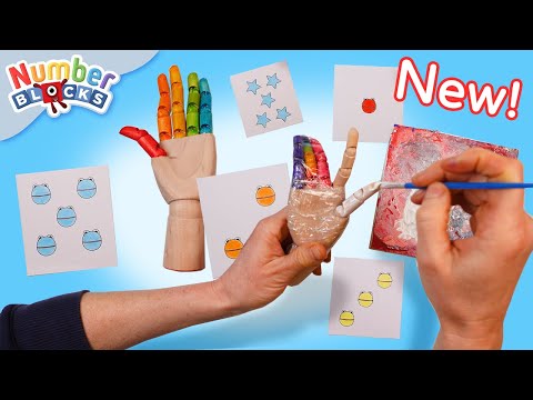 Learn to SUBITISE! 🎲 | New DIY maths game for kids | Learn to count | Numberblocks - Kingdom Kids Zone, Little Learners - Numberblocks