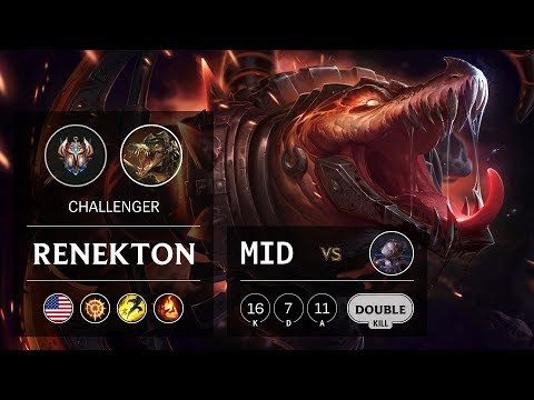 Renekton Mid vs Orianna - NA Challenger Patch 9.24