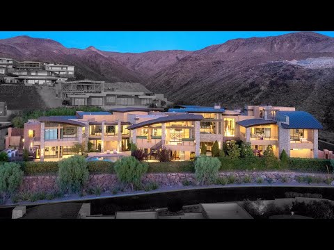A $17,500,000 MEGA MANSION in Henderson with spectacular views of the entire Las Vegas Valley