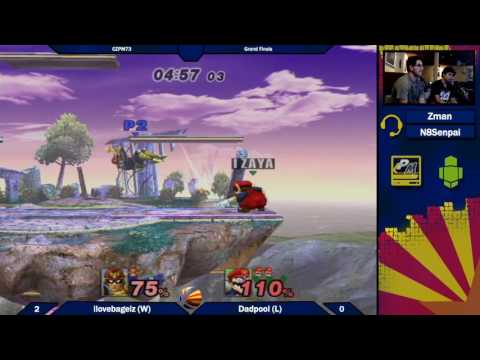 CZPM73 Grand Finals: ilovebagelz (Falcon,Luigi) vs Dadpool (Wario,Ike)