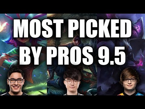 Most Picked Champs By Pros In Solo Q Patch 9.5 | Strongest Champs Pros Are Playing In Solo Q