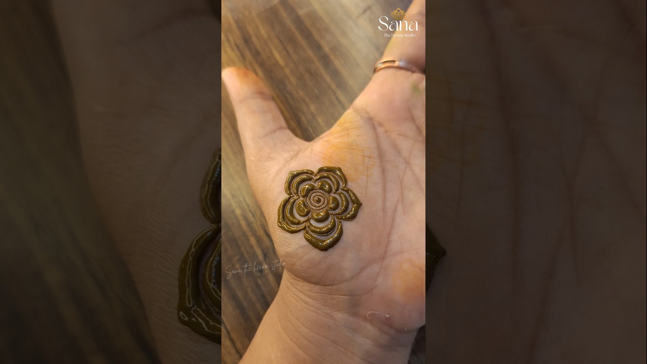 Gulf Flower Tutorial #ytshorts #shorts #seo #mehndi #henna #mehnditutorial #hennatutorial  #search