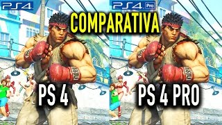 STREET FIGHTER V  |  PS4 - PS4 PRO  |  Comparativa