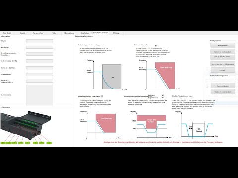 Sicherheitsfunktionen im ATV320 Parametrieren