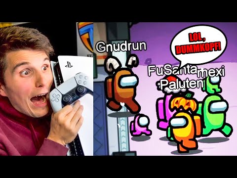 Ich zeige meine PS5 und alle Lachen mich aus! | Among Us